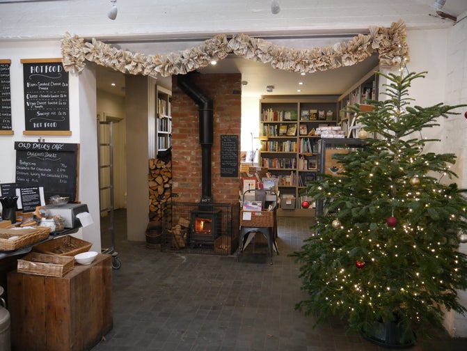 Cafe and Secondhand bookshop at Sissinghurst